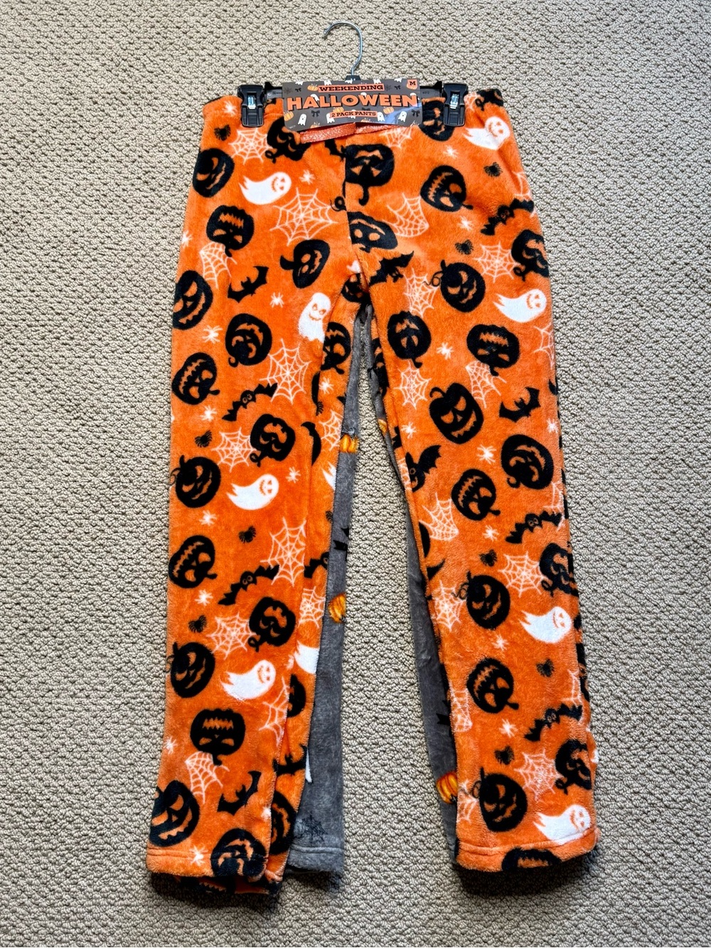 *NWT* Juniors’ 2-Pack Halloween Plush Fleece Pajama Pants, Size M